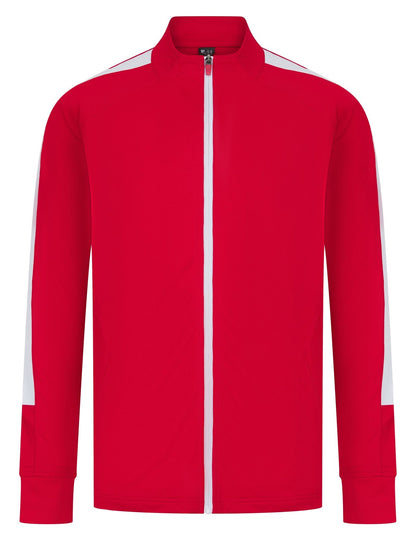 Veste de sport contrastée 250 g/m²  — coloris Red / White #Couleur_Red-/-White