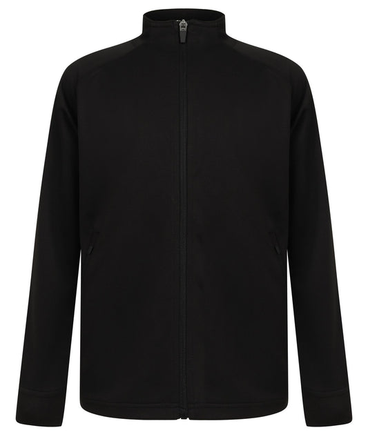 Veste de sport enfant contrasté 250 g/m² — coloris Black #Couleur_Black