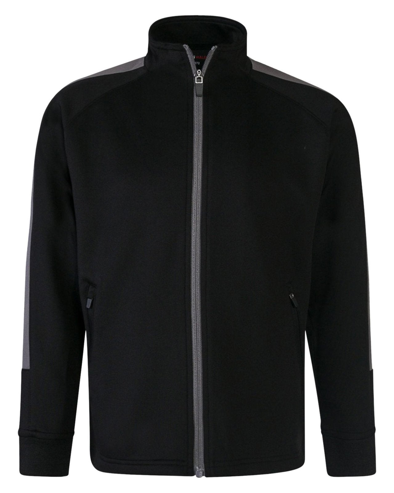 Veste de sport enfant contrasté 250 g/m² — coloris Black / Gunmetal Grey #Couleur_Black-/-Gunmetal-Grey