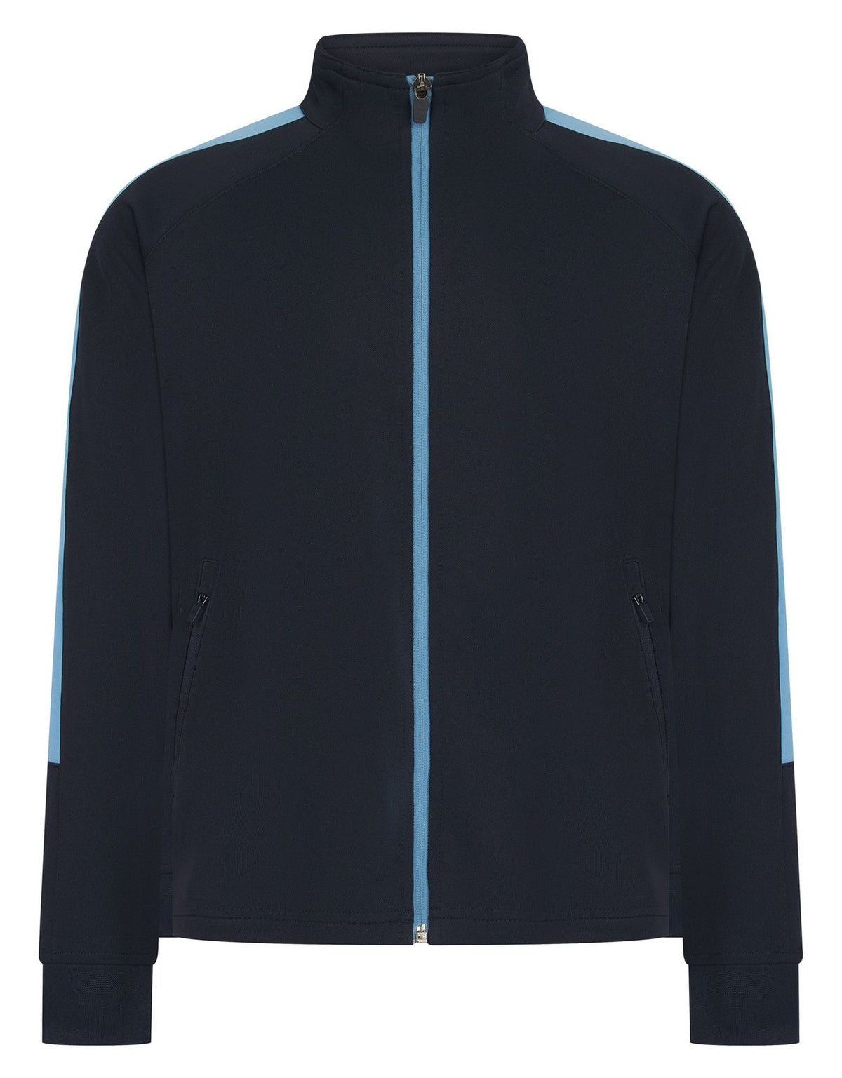 Veste de sport enfant contrasté 250 g/m² — coloris Navy / Sky #Couleur_Navy-/-Sky
