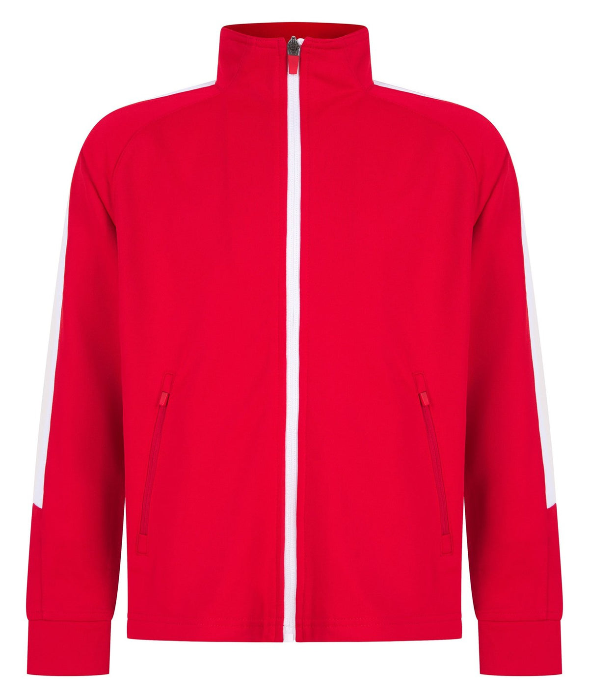 Veste de sport enfant contrasté 250 g/m² — coloris Red / White #Couleur_Red-/-White