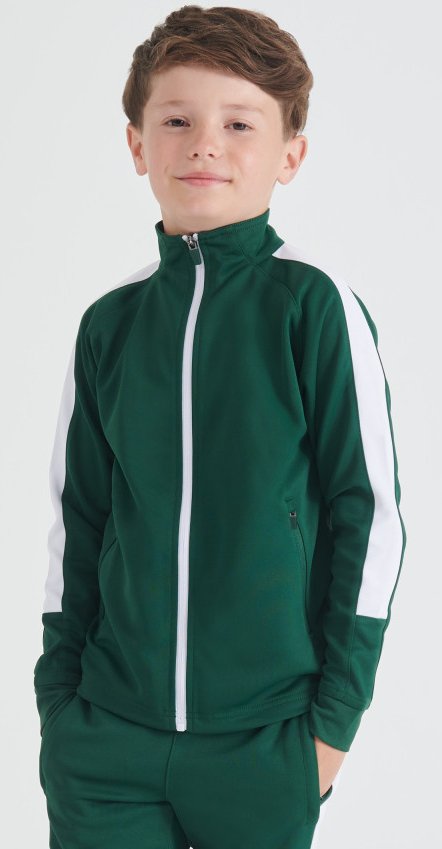 Veste de sport enfant contrasté 250 g/m²