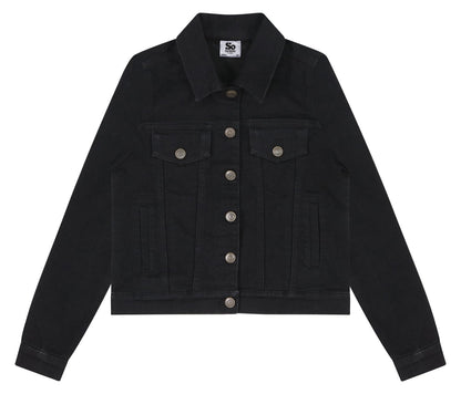 Veste en jean femme 360 g/m²  — coloris Black #Couleur_Black
