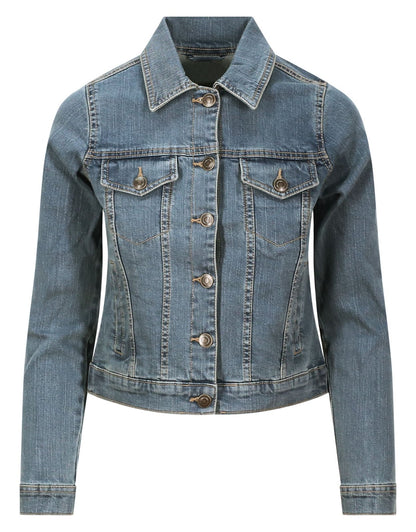 Veste en jean femme 360 g/m²  — coloris Light Blue Wash #Couleur_Light-Blue-Wash