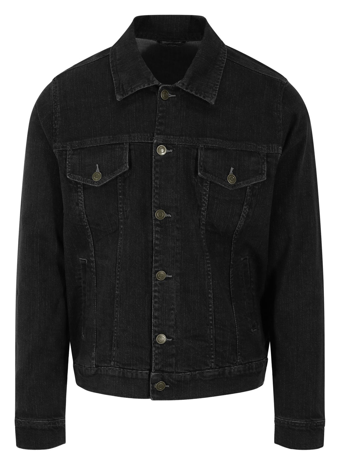 Veste en jean homme 360 g/m² — SO DENIM NOAH DENIM JACKET — coloris Black #Couleur_Black