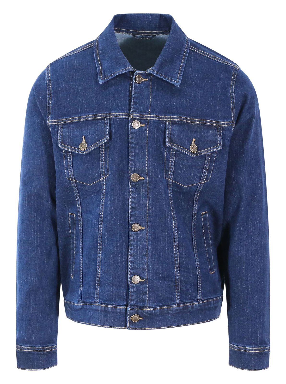 Veste en jean homme 360 g/m² — SO DENIM NOAH DENIM JACKET — coloris Dark Blue Wash #Couleur_Dark-Blue-Wash