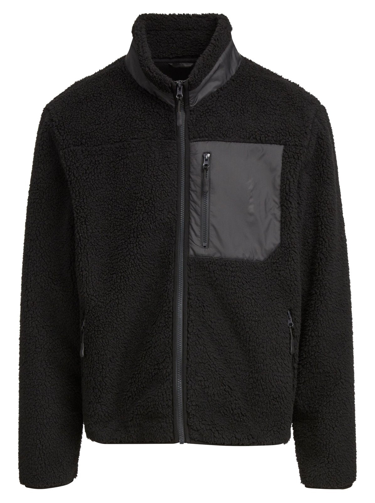 Veste polaire coupe-vent 400 g/m²  — coloris Black #Couleur_Black