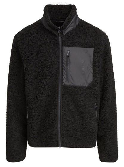 Veste polaire coupe-vent 400 g/m²  — coloris Black #Couleur_Black