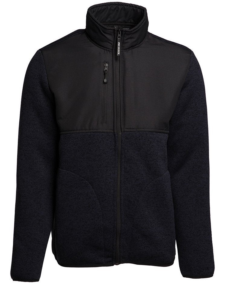Veste polaire épaisse  — coloris Heather Black #Couleur_Heather-Black