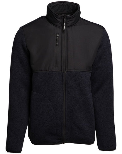 Veste polaire épaisse  — coloris Heather Black #Couleur_Heather-Black