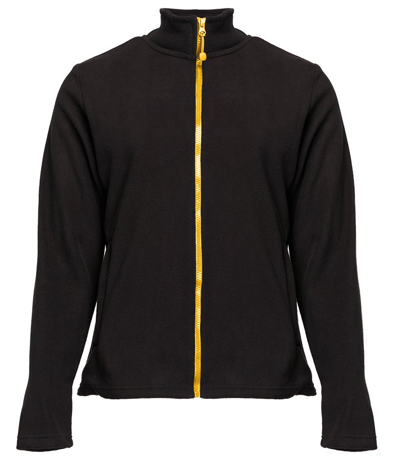 Veste polaire femme zippée 300 g/m²  — coloris Black / Gold #Couleur_Black-/-Gold