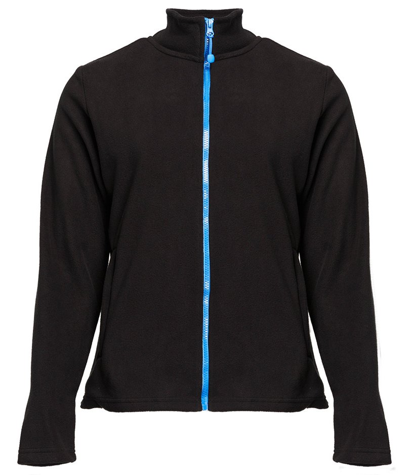 Veste polaire femme zippée 300 g/m²  — coloris Black / Royal #Couleur_Black-/-Royal