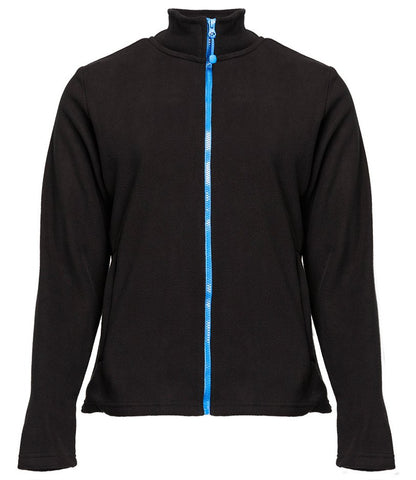 Veste polaire femme zippée 300 g/m²  — coloris Black / Royal #Couleur_Black-/-Royal