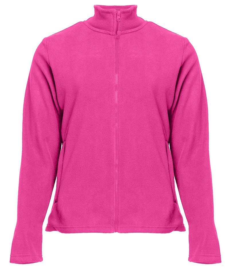 Veste polaire femme zippée 300 g/m²  — coloris Hot Pink #Couleur_Hot-Pink