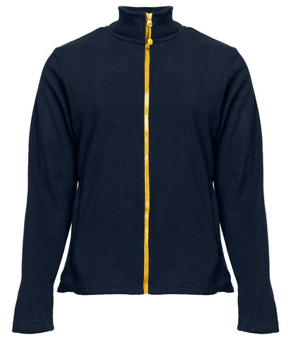 Veste polaire femme zippée 300 g/m²  — coloris Navy / Gold #Couleur_Navy-/-Gold