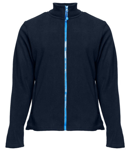 Veste polaire femme zippée 300 g/m²  — coloris Navy / Royal #Couleur_Navy-/-Royal