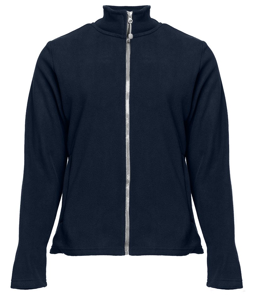 Veste polaire femme zippée 300 g/m²  — coloris Navy / Silver #Couleur_Navy-/-Silver