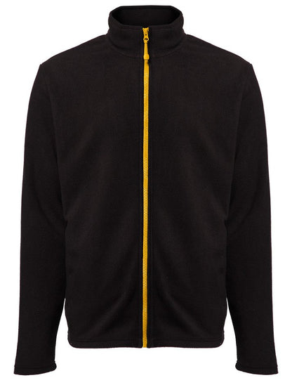 Veste polaire homme zippée 300 g/m²  — coloris Black / Gold #Couleur_Black-/-Gold