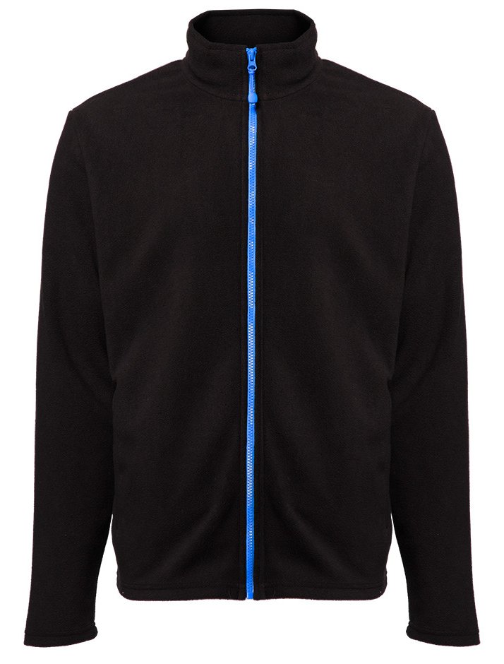 Veste polaire homme zippée 300 g/m²  — coloris Black / Royal #Couleur_Black-/-Royal