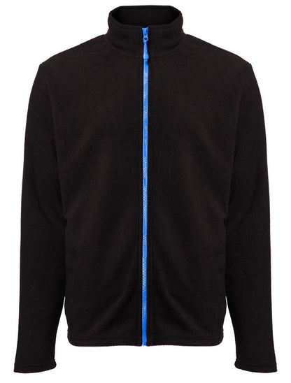 Veste polaire homme zippée 300 g/m²  — coloris Black / Royal #Couleur_Black-/-Royal