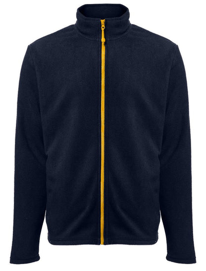 Veste polaire homme zippée 300 g/m²  — coloris Navy / Gold #Couleur_Navy-/-Gold