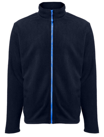 Veste polaire homme zippée 300 g/m²  — coloris Navy / Royal #Couleur_Navy-/-Royal