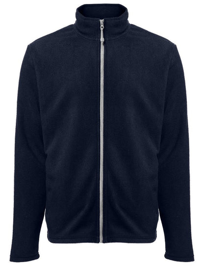 Veste polaire homme zippée 300 g/m²  — coloris Navy / Silver #Couleur_Navy-/-Silver