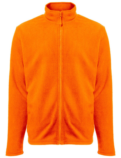 Veste polaire homme zippée 300 g/m²  — coloris Orange #Couleur_Orange