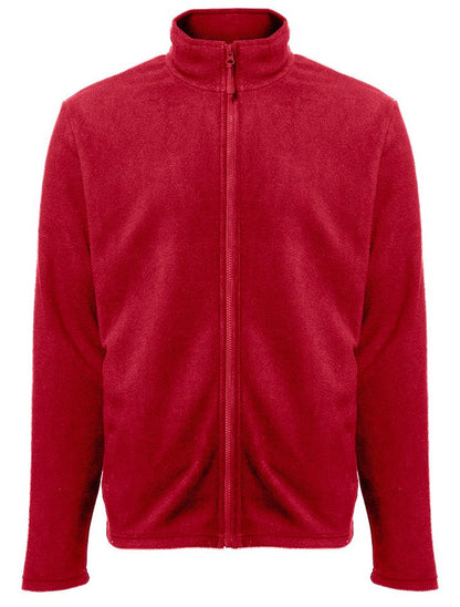 Veste polaire homme zippée 300 g/m²  — coloris Red #Couleur_Red