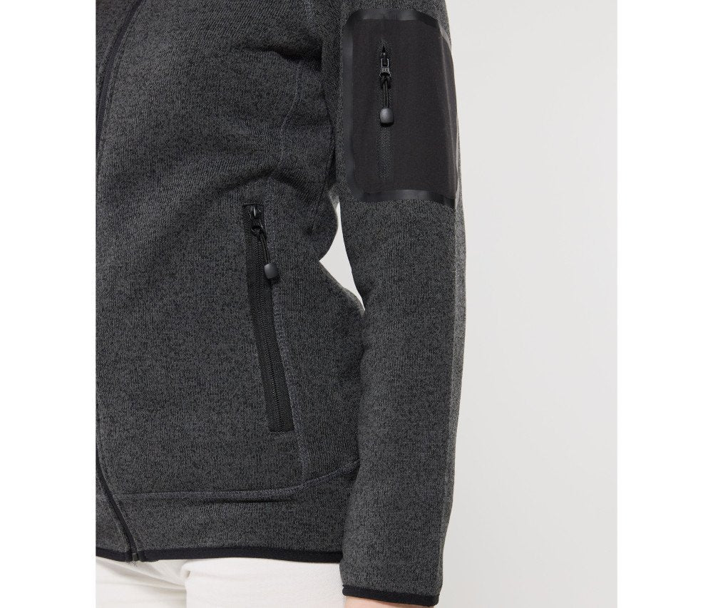 Veste polaire tricotée femme