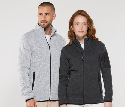 Veste polaire tricotée homme