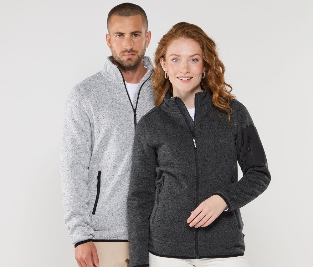 Veste polaire tricotée homme