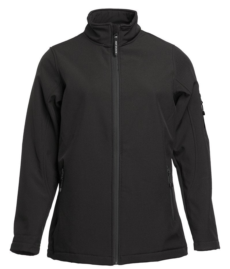 Veste Softshell femme 3 couches 340 g/m²  — coloris Black #Couleur_Black