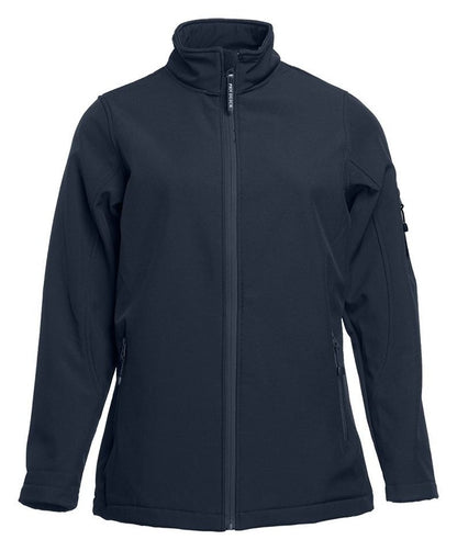 Veste Softshell femme 3 couches 340 g/m²  — coloris Deep Navy #Couleur_Deep-Navy