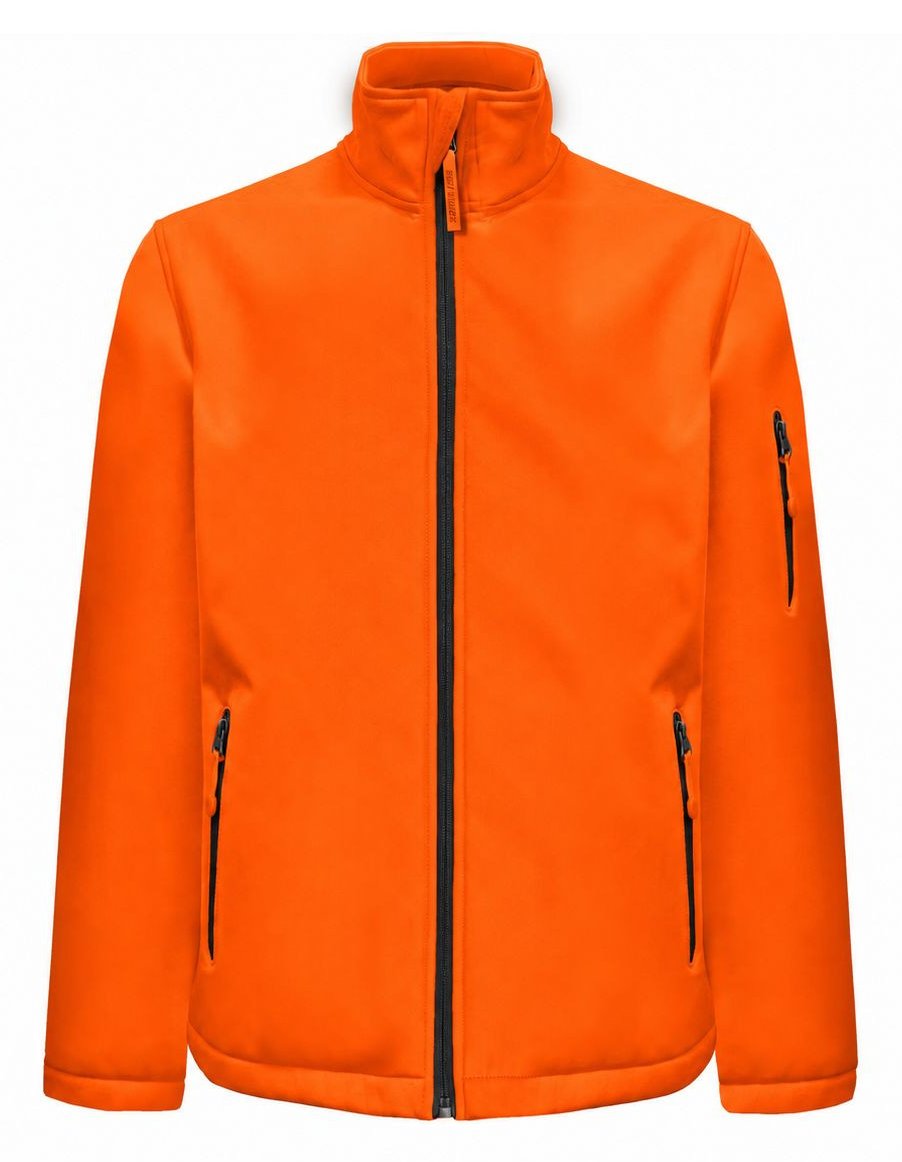 Veste Softshell femme 3 couches 340 g/m²  — coloris Orange #Couleur_Orange
