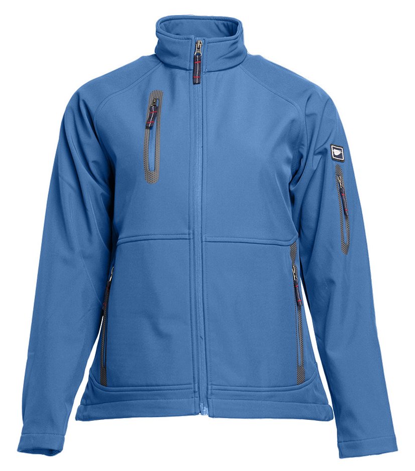 Veste Softshell femme 3 couches — coloris Azure #Couleur_Azure
