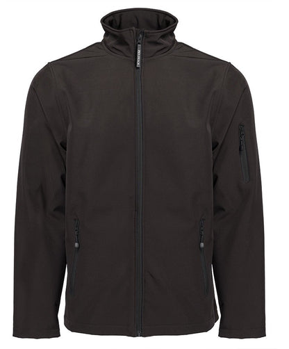 Veste Softshell homme 3 couches 340 g/m²  — coloris Black #Couleur_Black