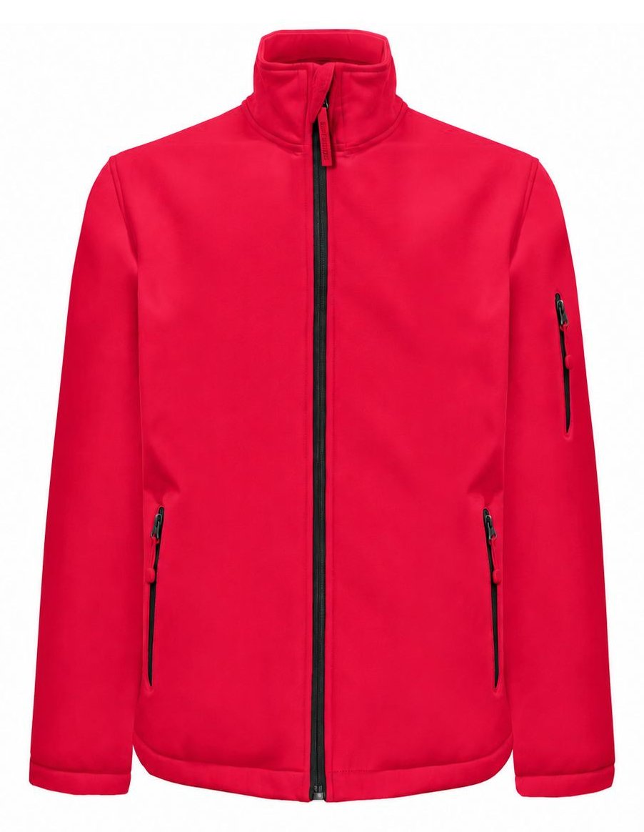 Veste Softshell homme 3 couches 340 g/m²  — coloris Red #Couleur_Red