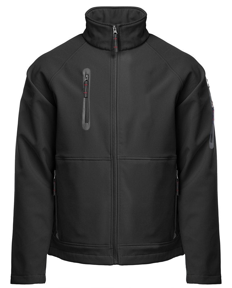 Veste Softshell homme 3 couches — coloris Black #Couleur_Black