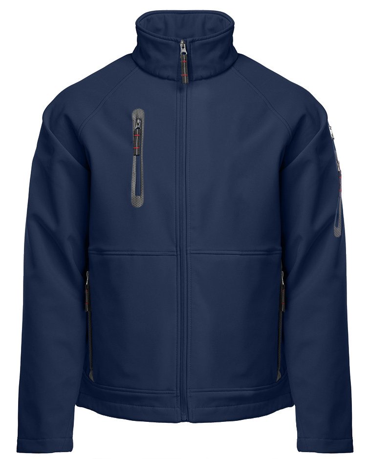 Veste Softshell homme 3 couches — coloris Navy #Couleur_Navy
