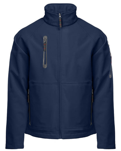Veste Softshell homme 3 couches — coloris Navy #Couleur_Navy