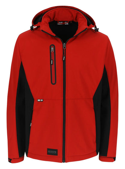Veste Softshell Trystan — coloris Red / Black #Couleur_Red-/-Black