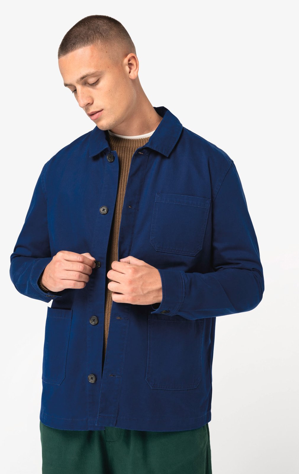 Veste worker écoresponsable délavée unisexe