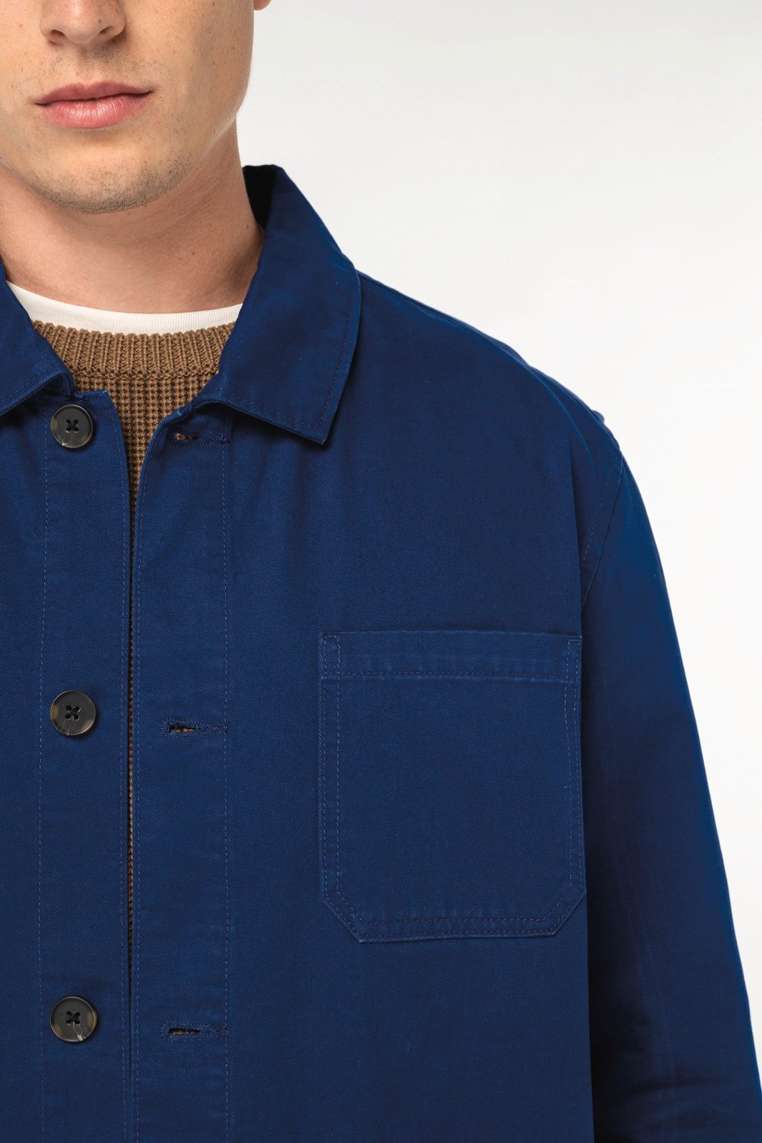 Veste worker écoresponsable délavée unisexe